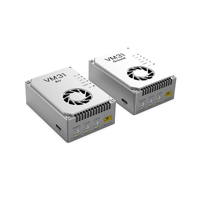 VM31 Video&amp;Data&amp;RCリンクは2つの周波数で 800MHz、1.4GHz) で,15kmのグレード (空から地面) の送信範囲を有する.